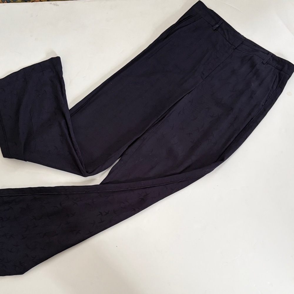 Ann Taylor Classic Dark Navy Flowy Trousers